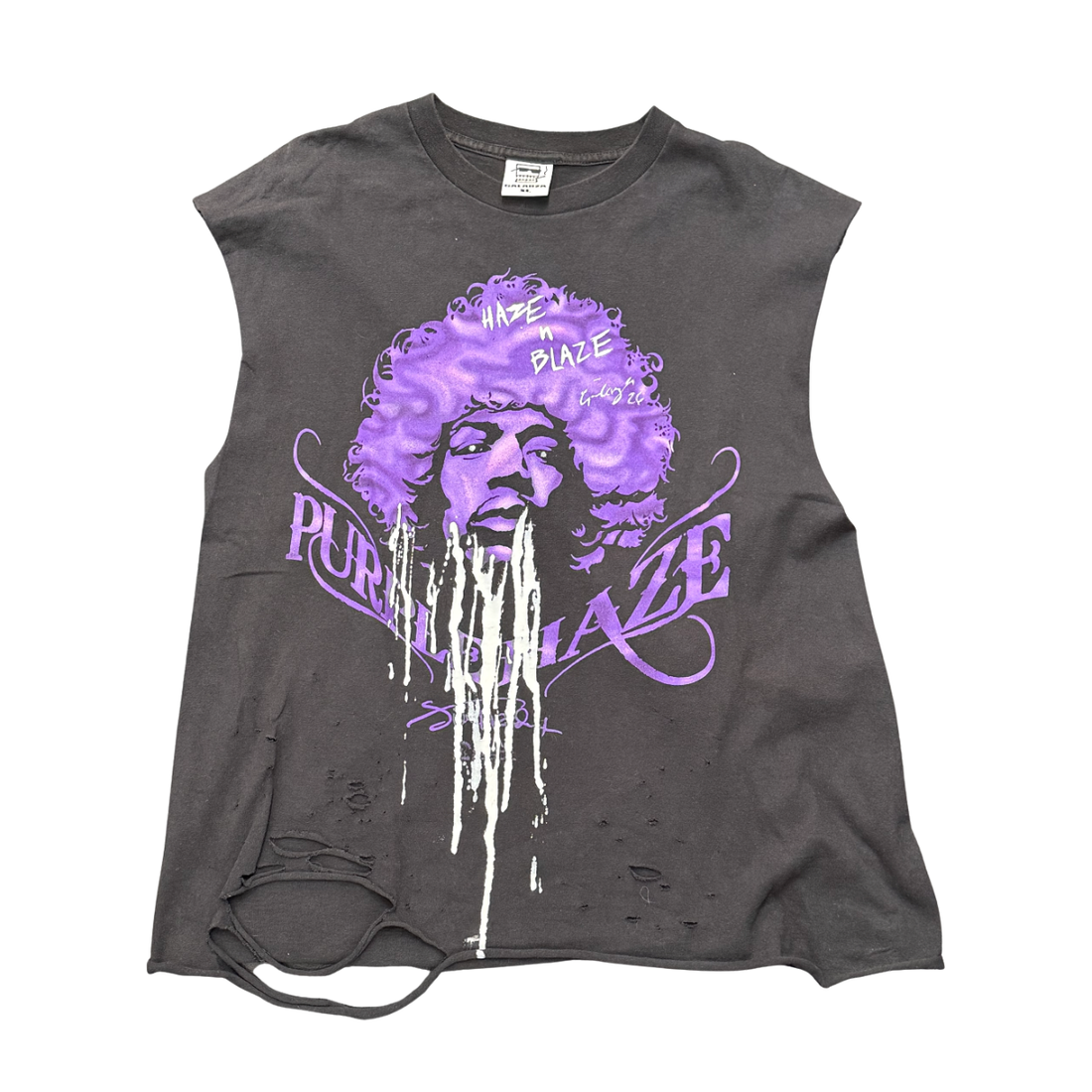VINTAGE TANK 'PRICE PURPLE HAZE BLACK'