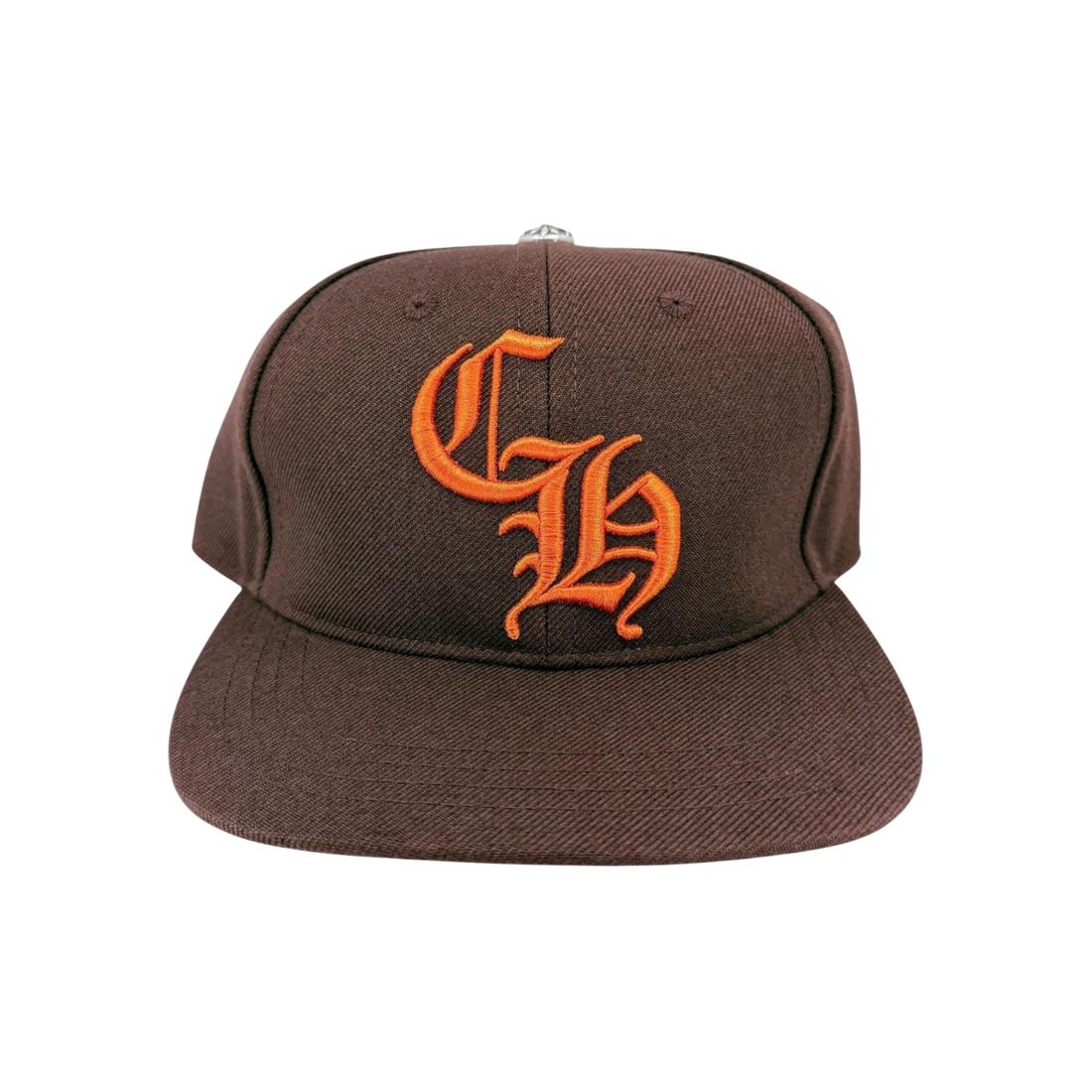 CHROME HEARTS HAT 'CH BASEBALL BROWN ORANGE'