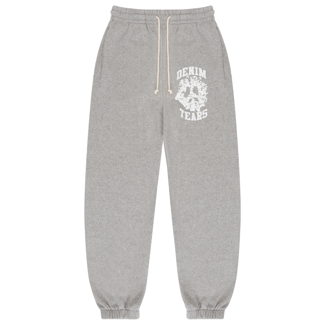 DENIM TEARS PANTS 'UNIVERSITY GREY'