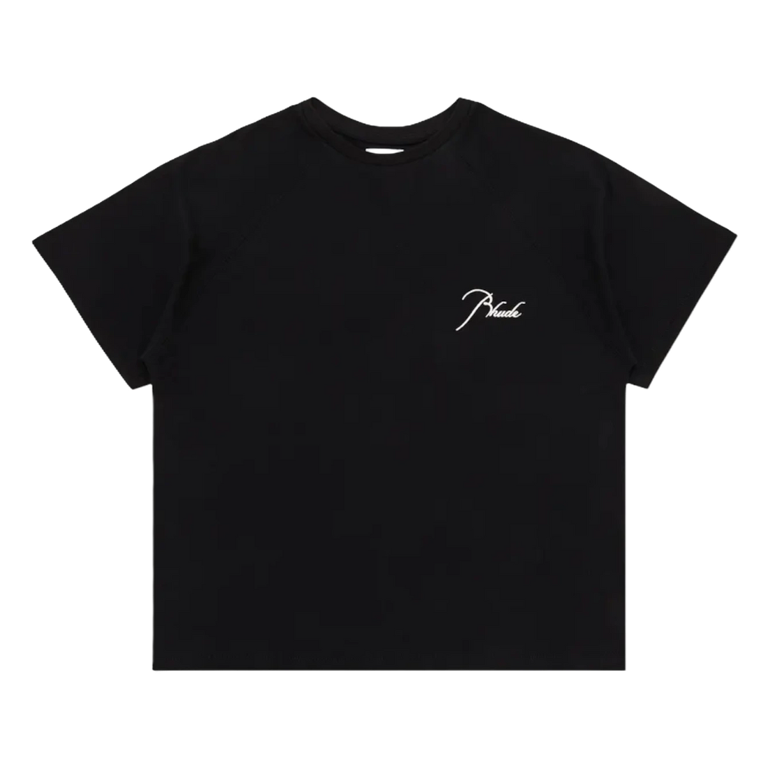 RHUDE TEE 'CLASSIQUE RAGLAN BLACK WHITE'