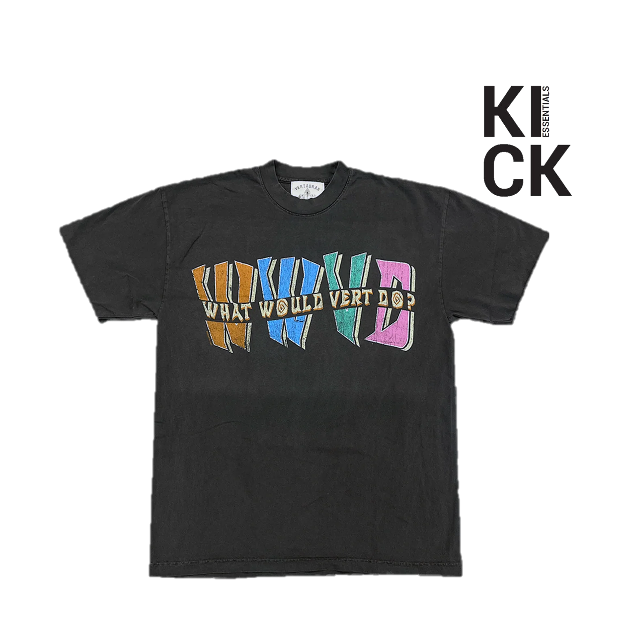 VERTABRAE TEE 'WHAT WOULD VERT DO BLACK'