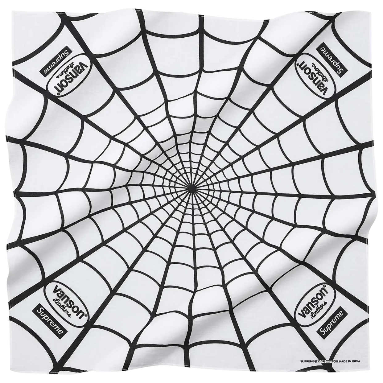 SUPREME BANDANA 'VANSON SPIDER-MAN WHITE'