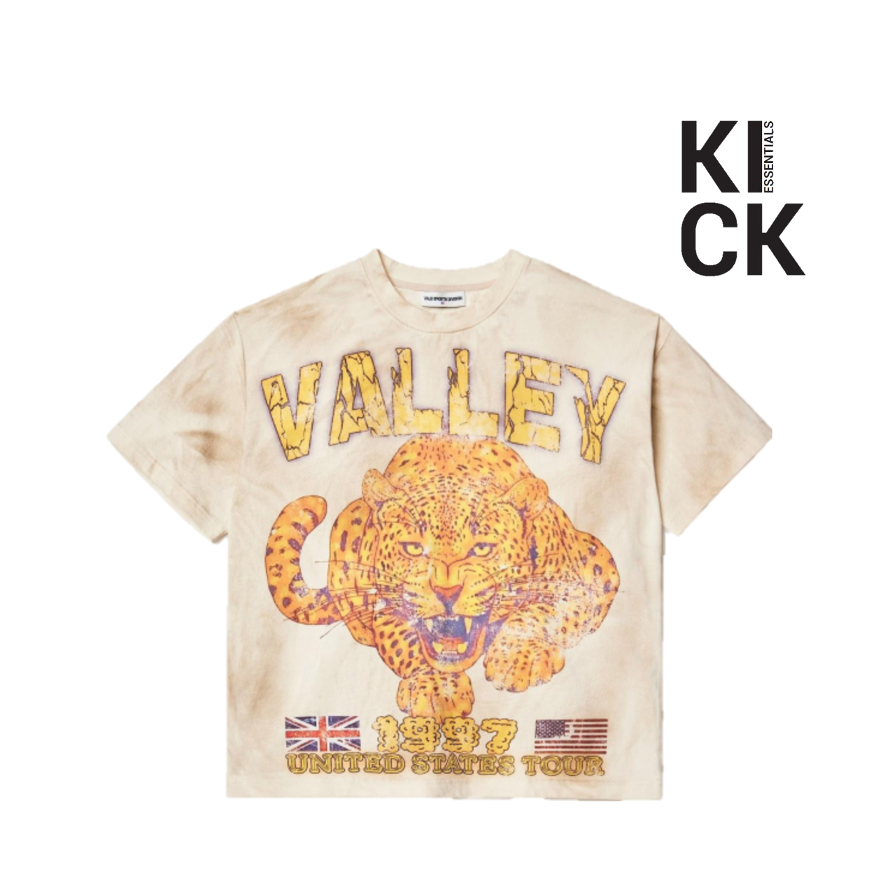 VALE FOREVER TEE 'CHEETAH CREAM'