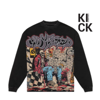 GODSPEED LONGSLEEVE 'STONER BLACK WASH'