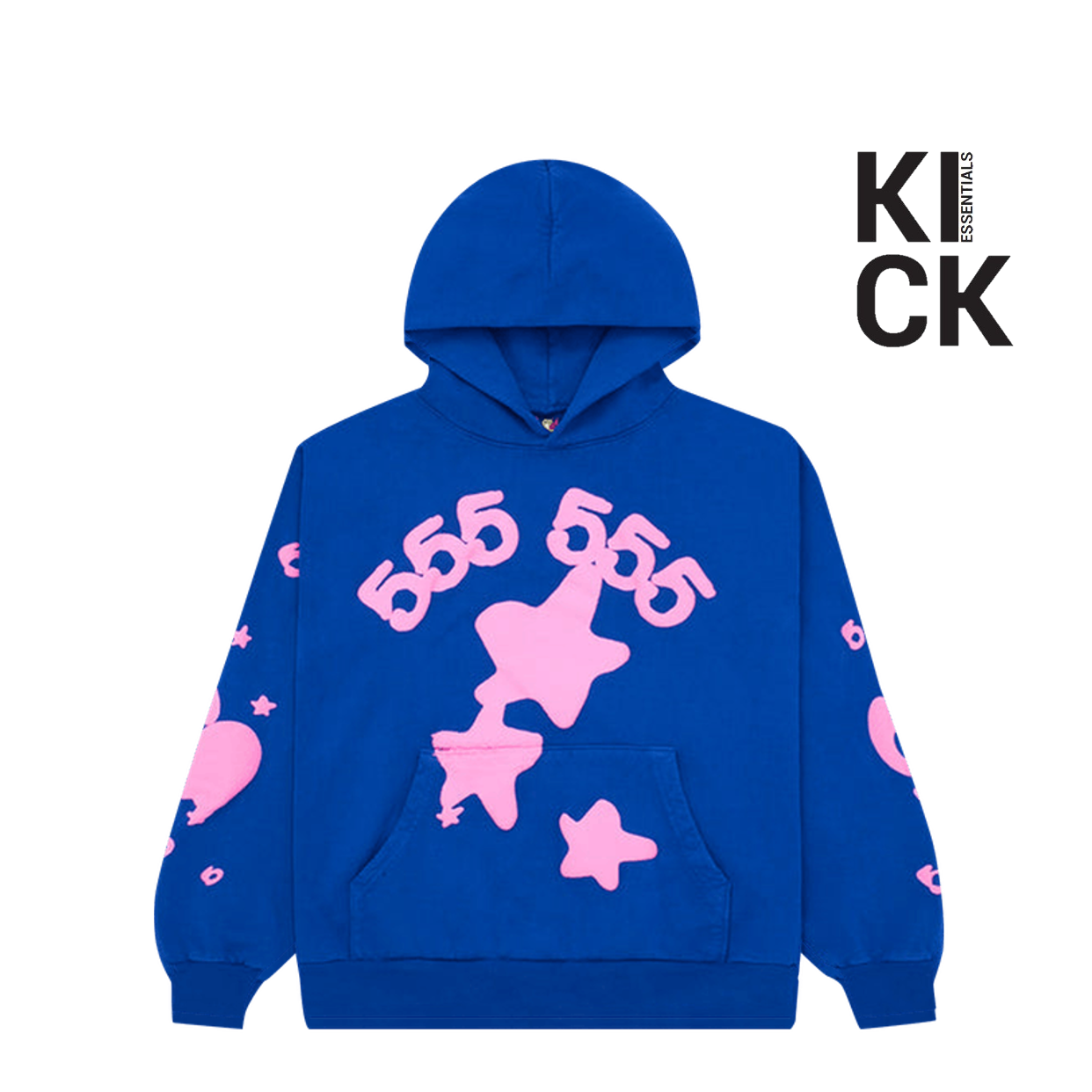 SPIDER HOODIE 'BELUGA BLUE PINK'