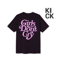 GIRLS DONT CRY TEE 'VINTAGE BLACK LIGHT PINK'