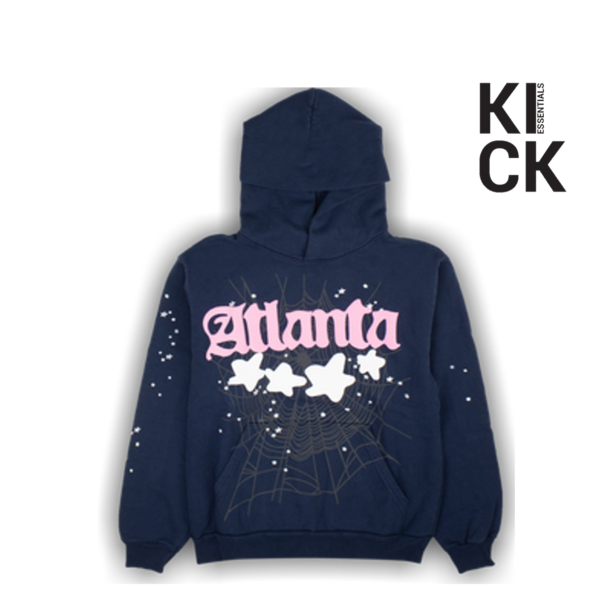 SPIDER HOODIE 'NAVY PINK ATL'