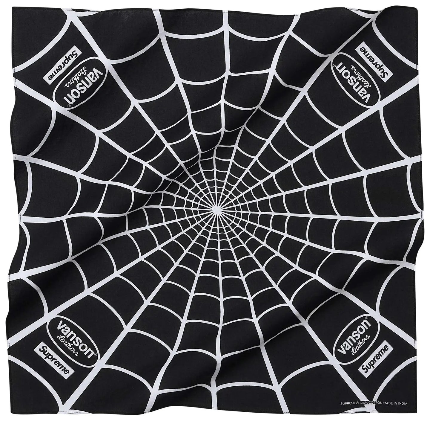 SUPREME BANDANA 'VANSON SPIDER-MAN BLACK'