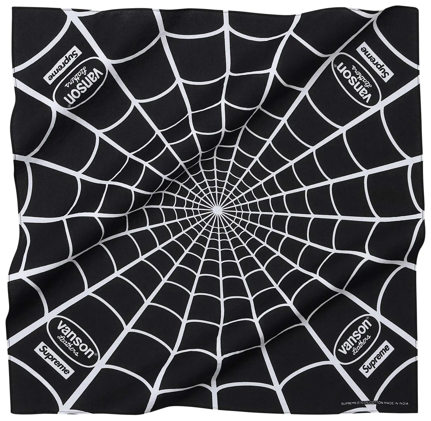 SUPREME BANDANA 'VANSON SPIDER-MAN BLACK'