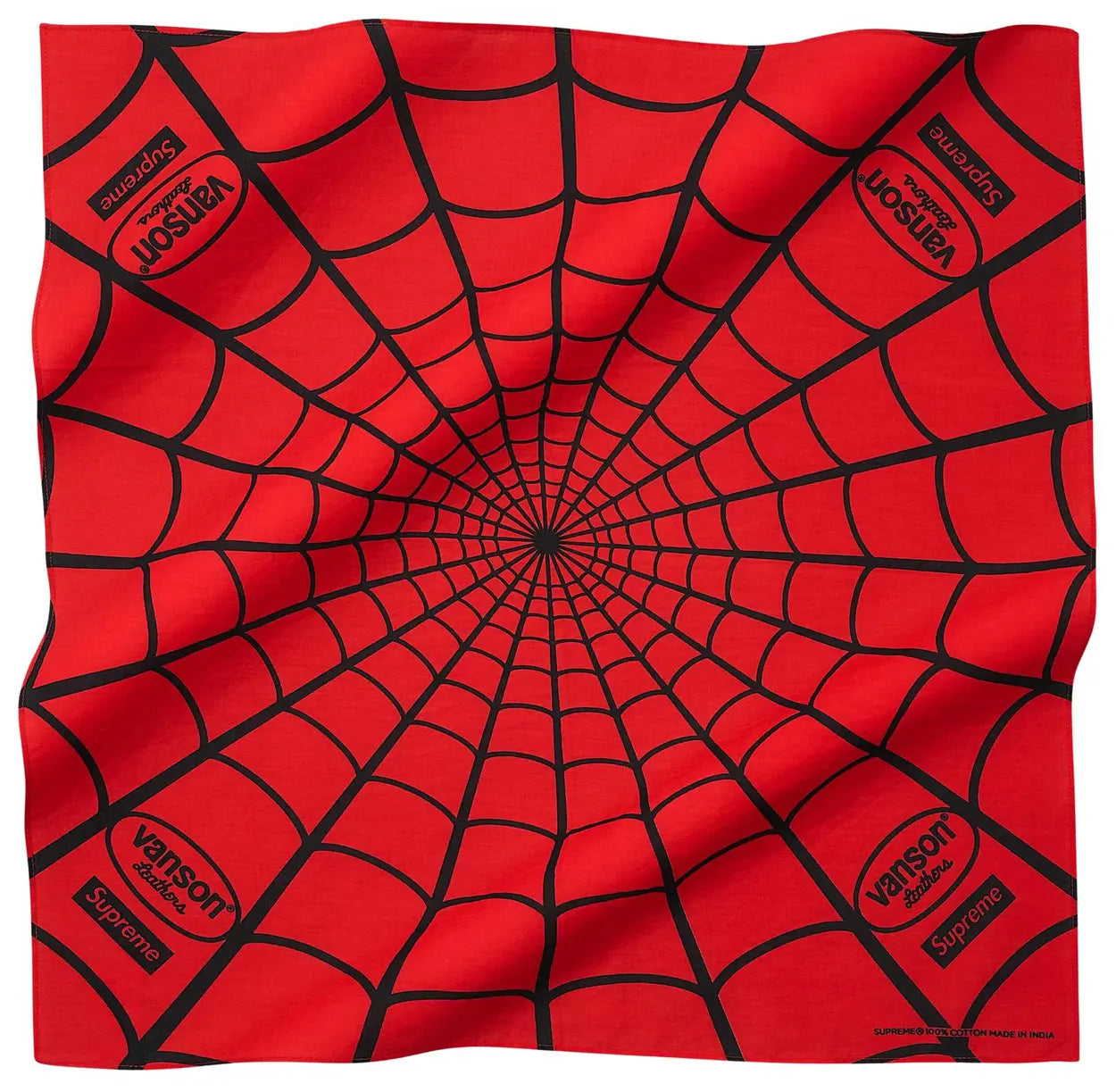 SUPREME BANDANA 'VANSON SPIDER-MAN RED'