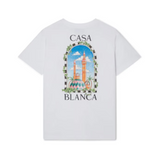 CASABLANCA 'DAMASCUS VIEW WHITE T-SHIRT'