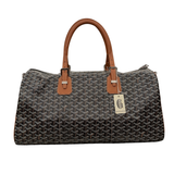 GOYARD BOSTON 50 'BLACK TAN'