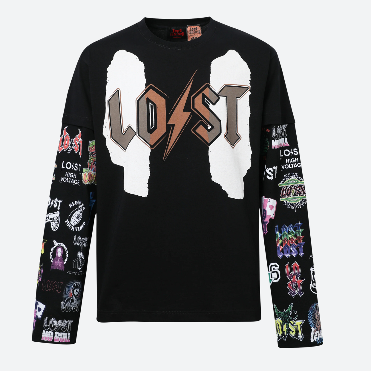 LOST INTRICACY LONGSLEEVE 'LOGOS BLACK'