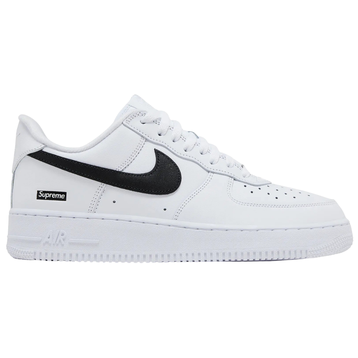 NIKE AIR FORCE 1 LOW 'SUPREME BOX LOGO WHITE BLACK'