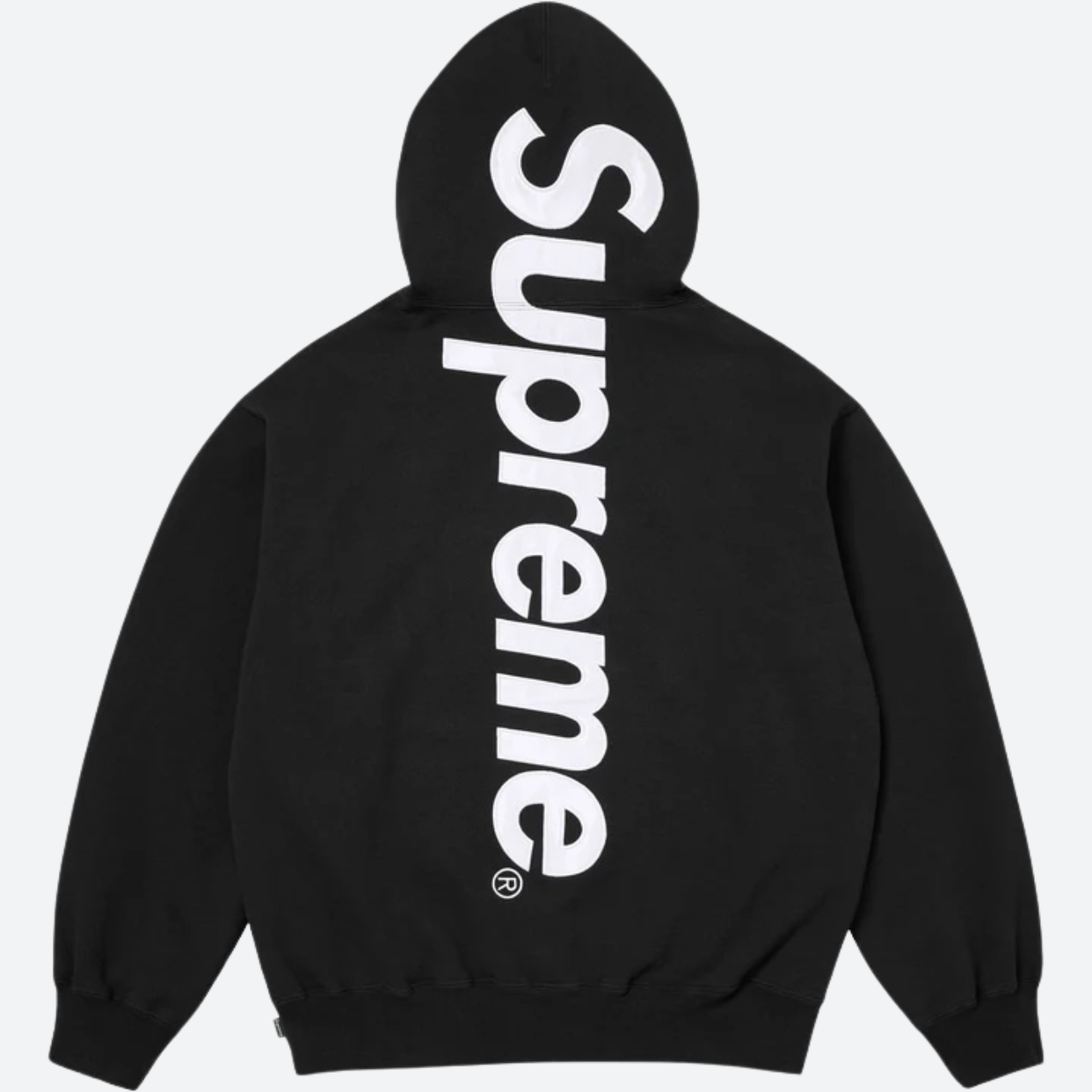 SUPREME HOODIE 'APPLIQUE BLACK'