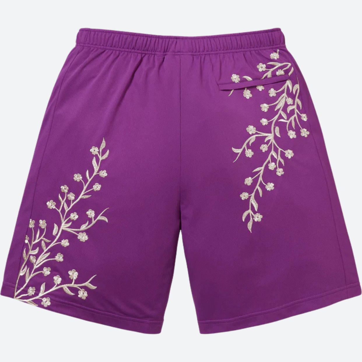 SUPREME SHORT 'JERSEY FLORAL PURPLE'