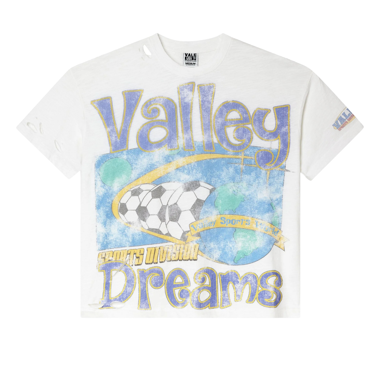 VALE FOREVER TEE 'FUTBALL WHITE'
