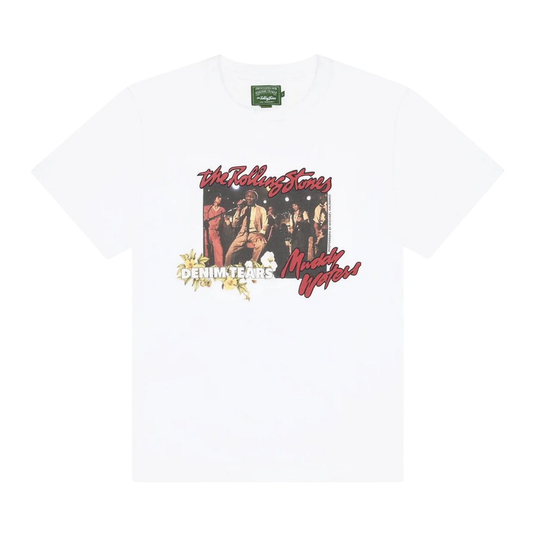 DENIM TEARS TEE 'MUDDY WATERS WHITE'