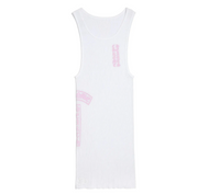 CHROME HEARTS TANK 'RIB WHITE PINK'
