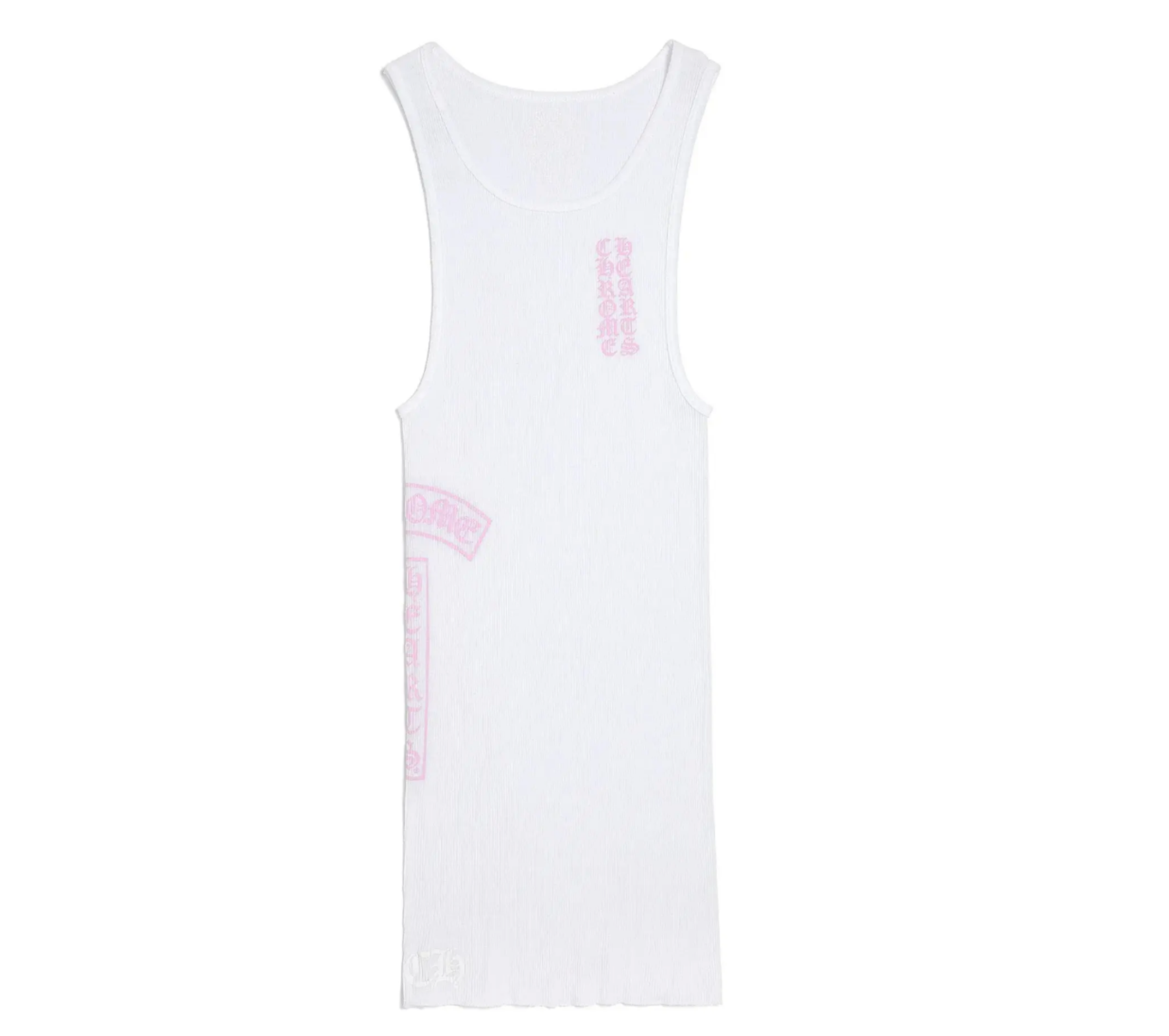 CHROME HEARTS TANK 'RIB WHITE PINK'