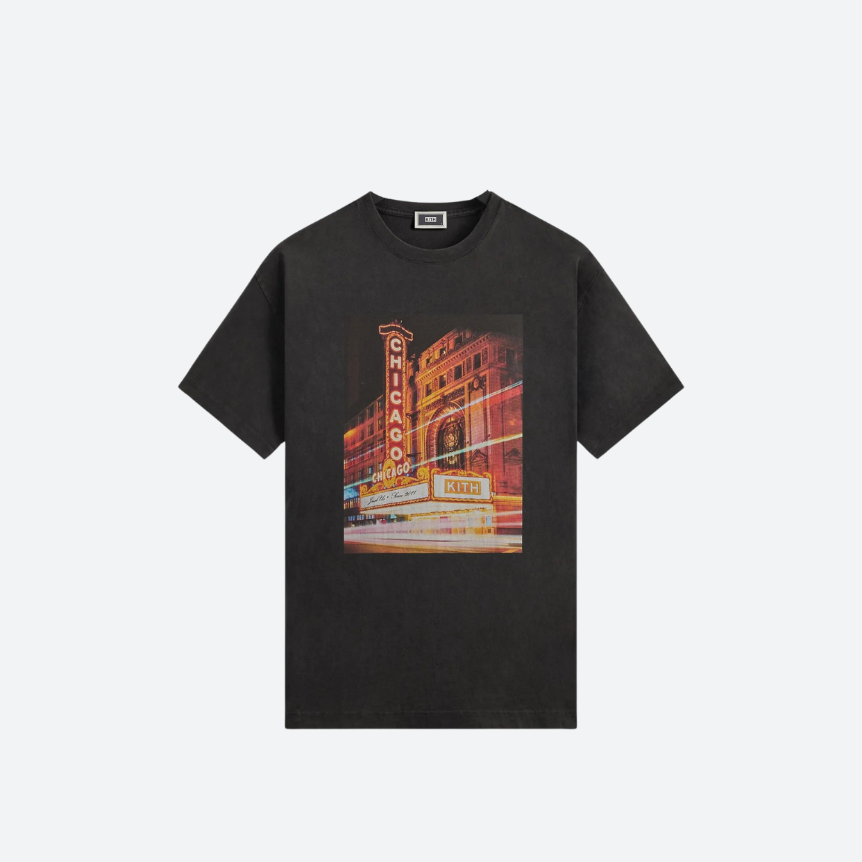 KITH TEE 'CHICAGO LIGHTS BLACK'