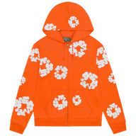 DENIM TEARS ZIP HOODIE 'ORANGE'