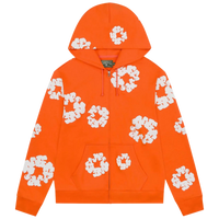 DENIM TEARS ZIP HOODIE 'ORANGE'