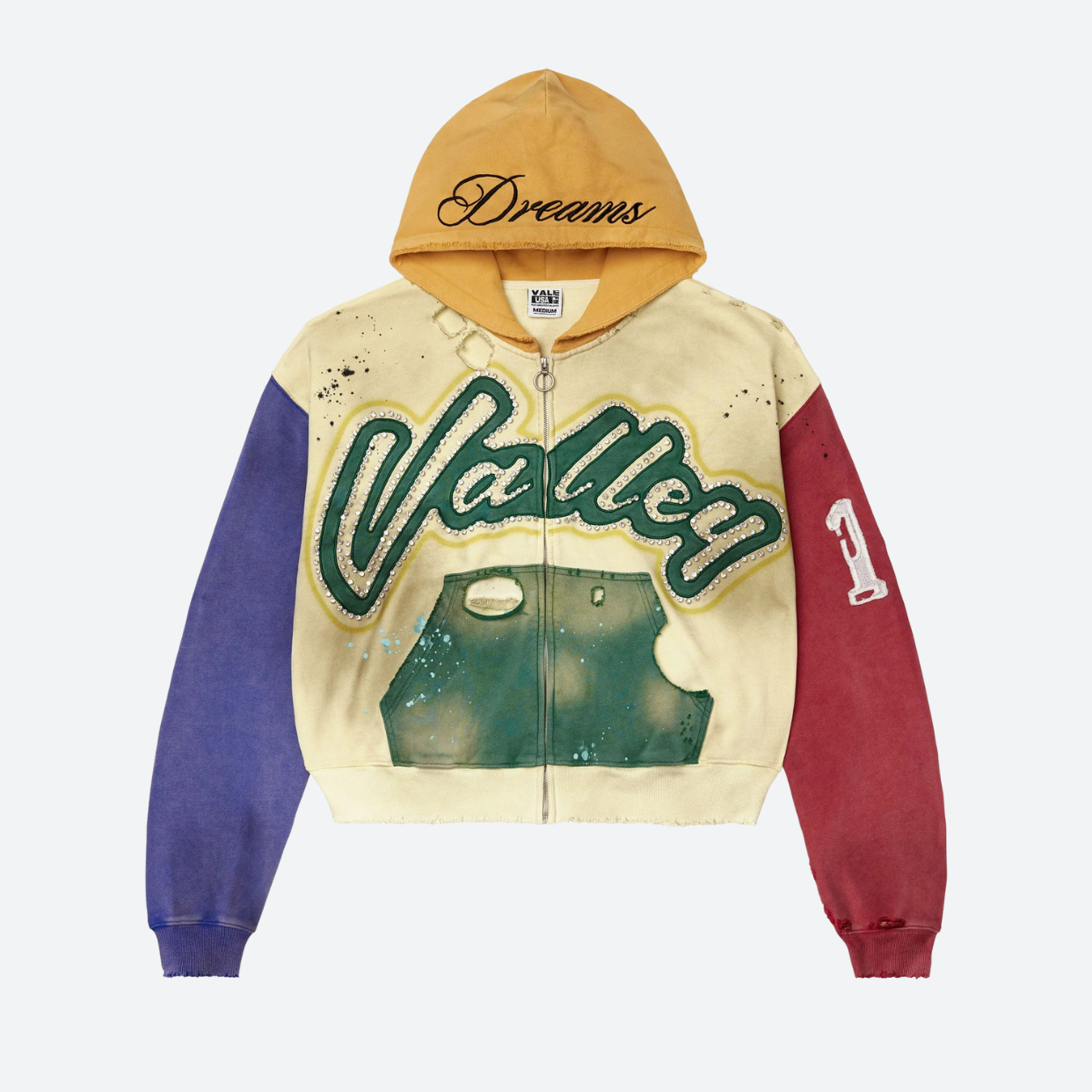 VALE FOREVER HOODIE 'ZIPUP COLLAGE'