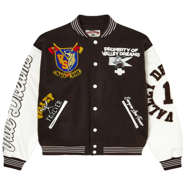 VALE FOREVER JACKET 'ALUMNI BROWN VARSITY'