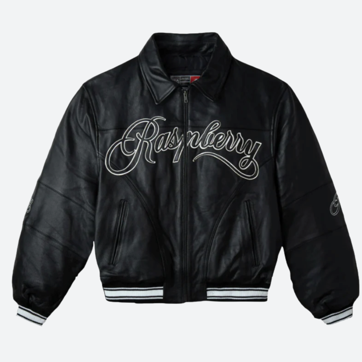 RASPBERRY HILLS JACKET 'LEATHER GG BLACK'