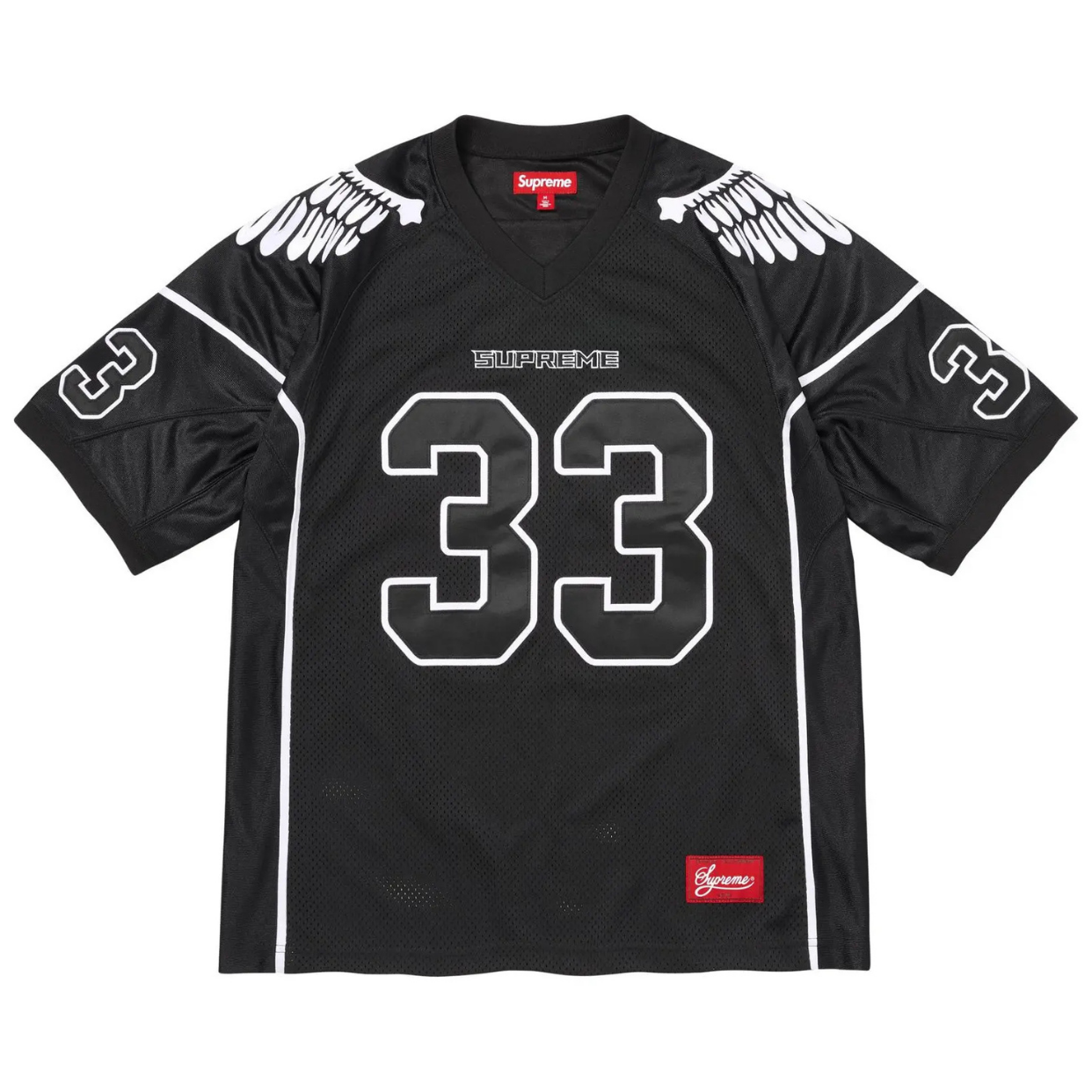 SUPREME JERSEY 'WINGS FOOTBALL BLACK'