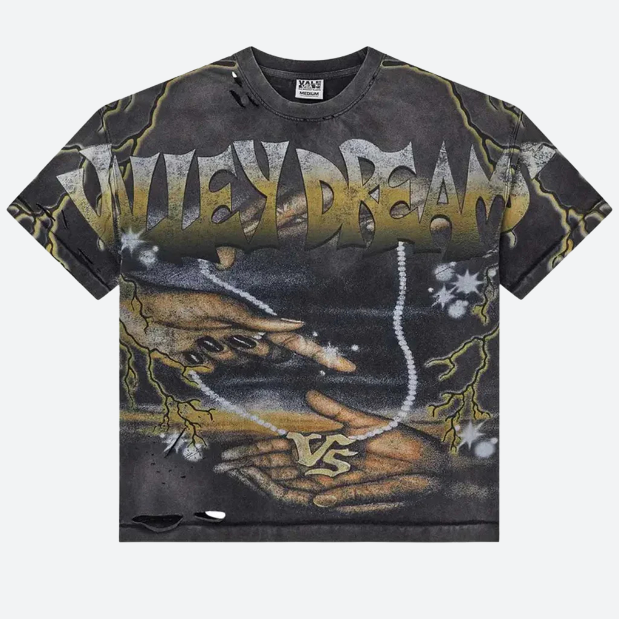 VALE FOREVER TEE 'HANDS OF GOD BLACK'