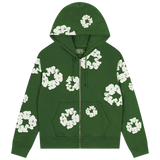 DENIM TEARS ZIP HOODIE 'GREEN'