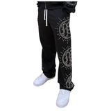 MIXED EMOTIONS PANT 'ECLIPSE BLACK RHINESTONE'