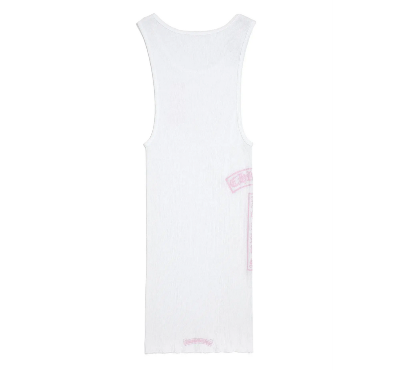 CHROME HEARTS TANK 'RIB WHITE PINK'