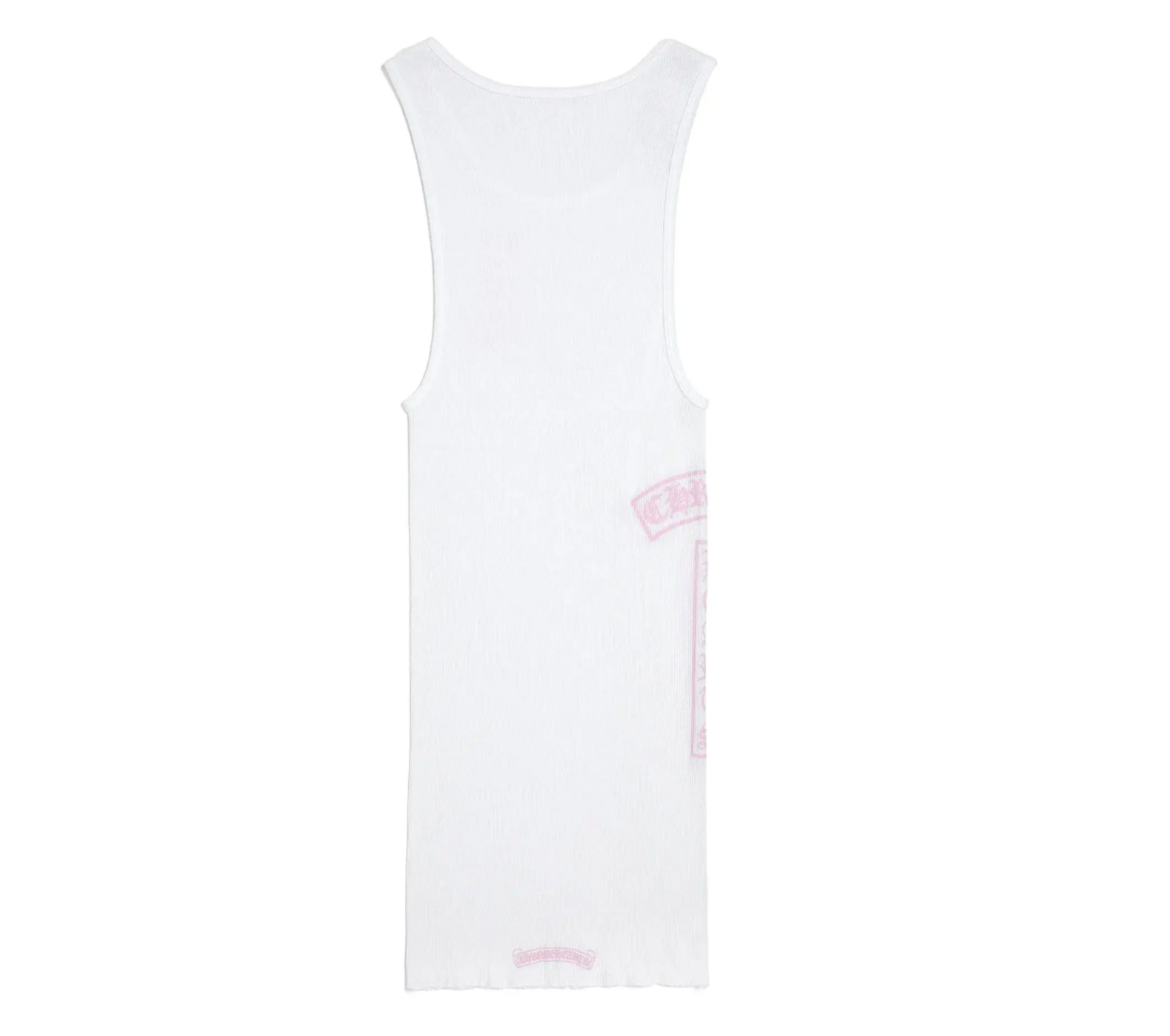 CHROME HEARTS TANK 'RIB WHITE PINK'
