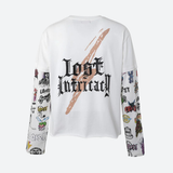 LOST INTRICACY LONGSLEEVE 'LOGOS WHITE'