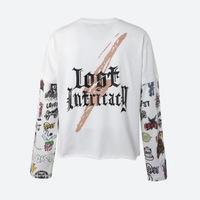LOST INTRICACY LONGSLEEVE 'LOGOS WHITE'