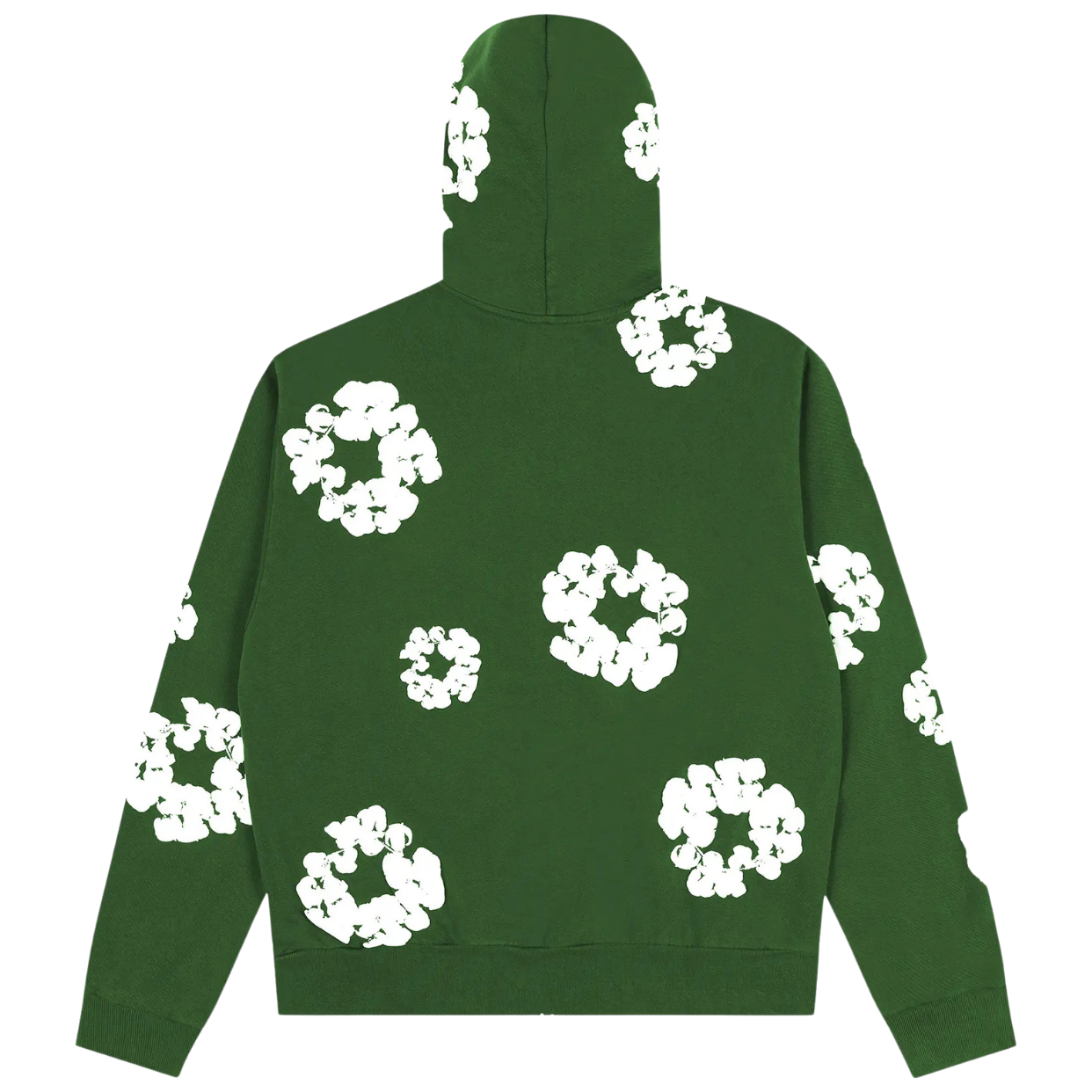 DENIM TEARS ZIP HOODIE 'GREEN'