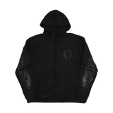 CHROME HEARTS HOODIE 'FLORAL HORSESHOE BLACK'