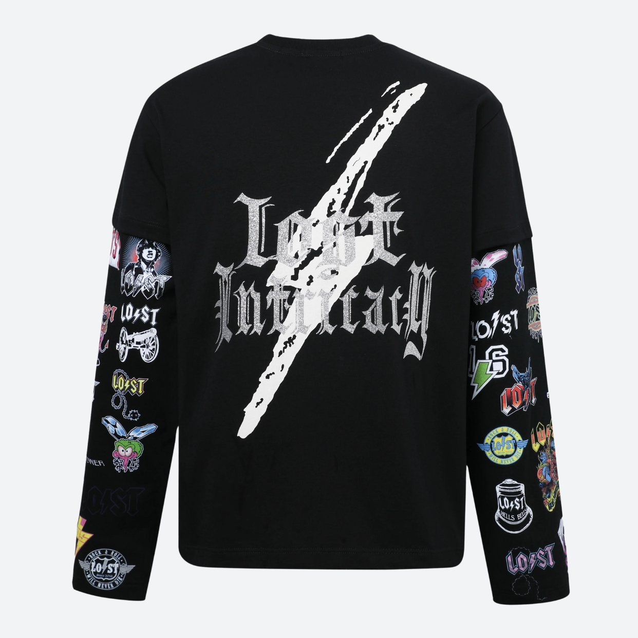 LOST INTRICACY LONGSLEEVE 'LOGOS BLACK'