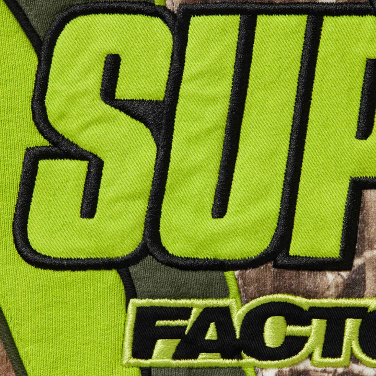 SUPREME HOODIE 'ZIP UP FOX RACING REALTREE CAMO'