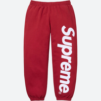 SUPREME PANT 'APPLIQUE RED'