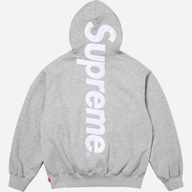 SUPREME HOODIE 'APPLIQUE GREY'