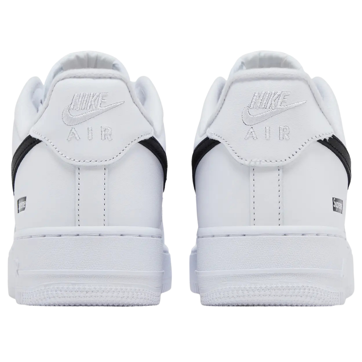 NIKE AIR FORCE 1 LOW 'SUPREME BOX LOGO WHITE BLACK'