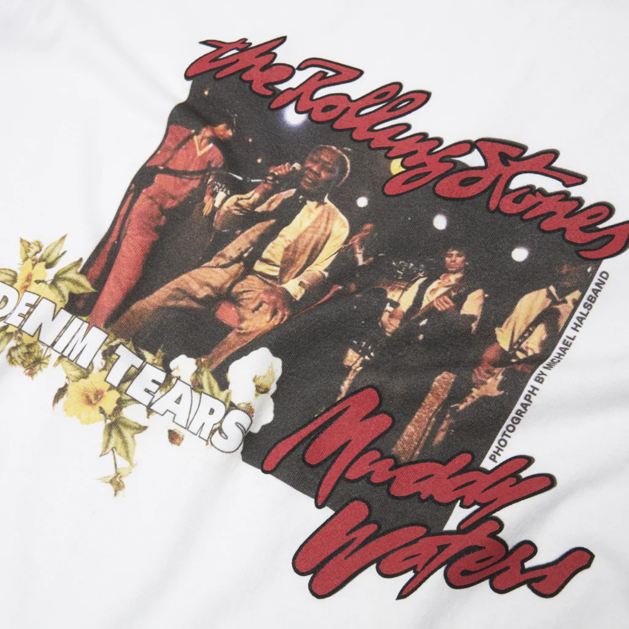 DENIM TEARS TEE 'MUDDY WATERS WHITE'