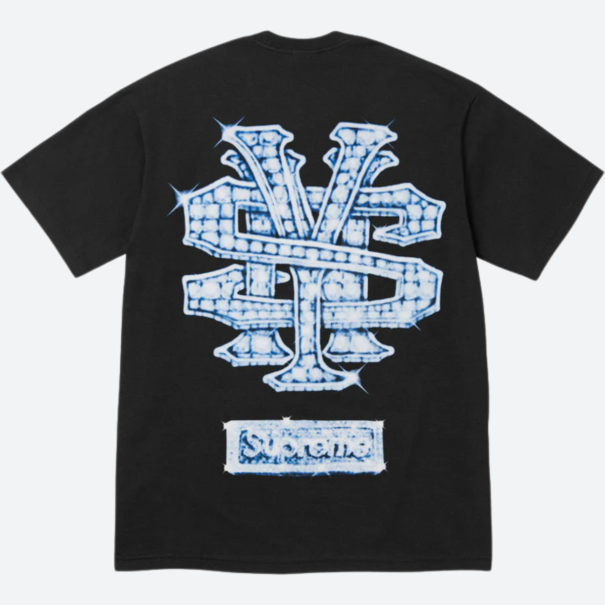 SUPREME TEE 'SNOWMAN BLACK'