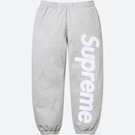 SUPREME PANT 'APPLIQUE GREY'