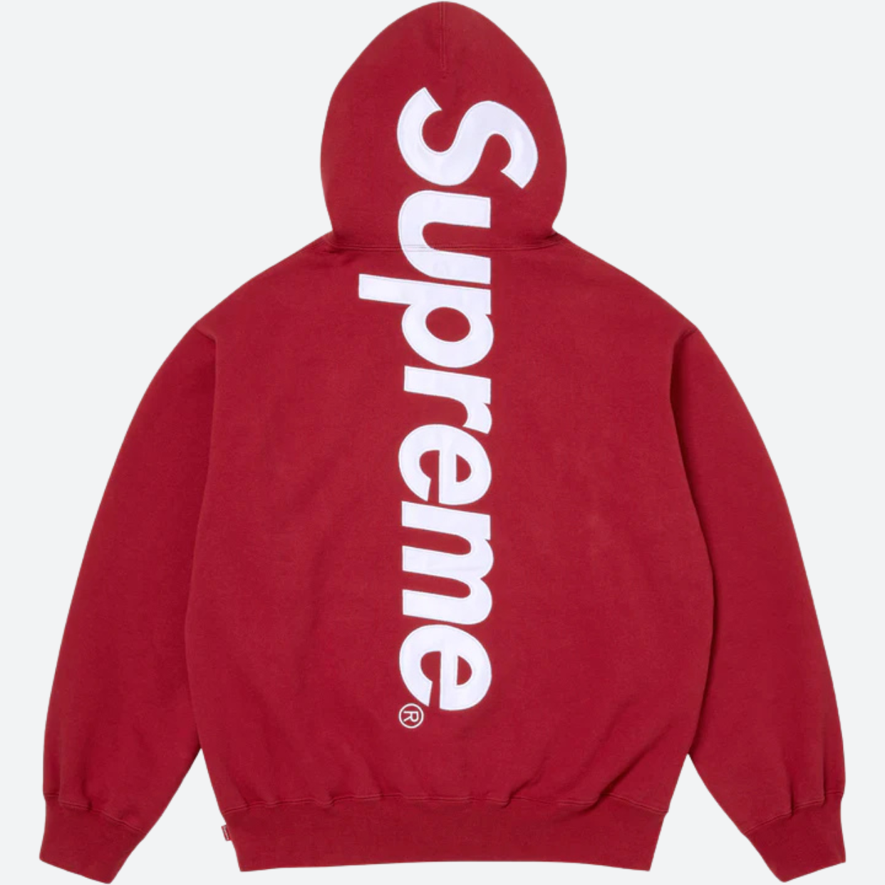 SUPREME HOODIE 'APPLIQUE RED'
