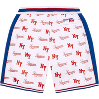 SUPREME SHORT 'MITCHELL & NESS MONOGRAM BASKETBALL WHITE'